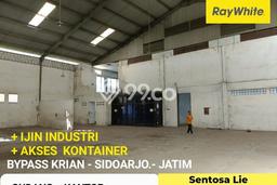 Gudang Komersial Dijual di Krian Sidoarjo LT 288m2 & LB 300m2 Gudang Komersial Dijual di Krian Sidoarjo LT 288m2 & LB 300m2