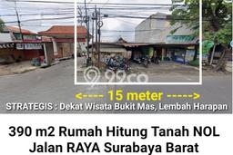 Tanah Komersial Dijual di Lakarsantri Surabaya 390m2 Tanah Komersial Dijual di Lakarsantri Surabaya 390m2