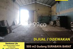 Gudang disewakan di Margomulyo Surabaya dengan luas bangunan 414m2 Gudang disewakan di Margomulyo Surabaya dengan luas bangunan 414m2