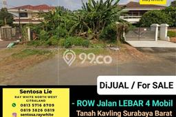 Tanah Kavling Dijual di Surabaya dengan Spesifikasi 560m2 Tanah Kavling Dijual di Surabaya dengan Spesifikasi 560m2
