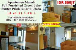 BEST DEAL! Apartemen di Sunter, 1 KM, Luas 42m² BEST DEAL! Apartemen di Sunter, 1 KM, Luas 42m²