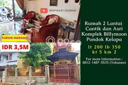 Ready to Use! Premium House LT 200m2 Desain Elegan di Pondok Kelapa Ready to Use! Premium House LT 200m2 Desain Elegan di Pondok Kelapa