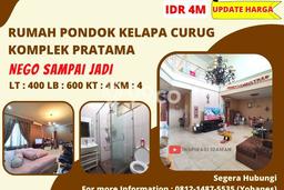 Hunian Mewah LB 600m2 Siap Huni Desain Elegan di Pondok Kelapa, Jakarta Timur Hunian Mewah LB 600m2 Siap Huni Desain Elegan di Pondok Kelapa, Jakarta Timur