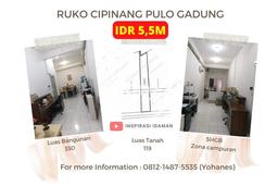 Ruko Kawasan Pulo Gadung, Luas 350m², Lokasi Strategis Ruko Kawasan Pulo Gadung, Luas 350m², Lokasi Strategis