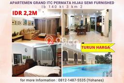 Apartemen Modern Dijual di Kebayoran Lama, Jakarta Selatan Dilengkapi 3 KT dan 2 KM Apartemen Modern Dijual di Kebayoran Lama, Jakarta Selatan Dilengkapi 3 KT dan 2 KM
