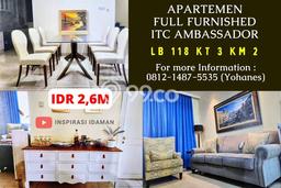 Hunian Apartemen Eksklusif untuk Dijual di Jakarta Selatan dengan 3 BR & 2 Kamar Mandi Hunian Apartemen Eksklusif untuk Dijual di Jakarta Selatan dengan 3 BR & 2 Kamar Mandi