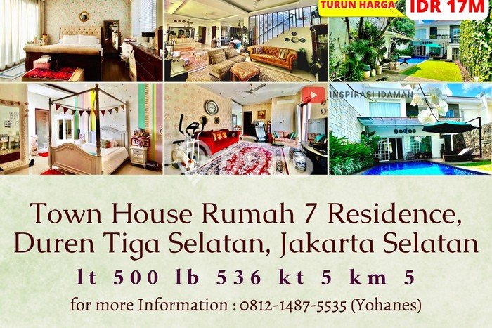 For Sale! Premium House LT 500m2 Desain Elegan di Mampang For Sale! Premium House LT 500m2 Desain Elegan di Mampang