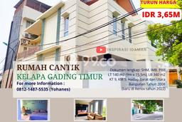 Dijual Rumah Premium dengan Fasilitas Sekitar Lengkap di Kelapa Gading, Jakarta Utara Dijual Rumah Premium dengan Fasilitas Sekitar Lengkap di Kelapa Gading, Jakarta Utara