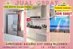 Untuk Dijual Apartemen 2 KT di Jakarta Timur Luas 34m2 Untuk Dijual Apartemen 2 KT di Jakarta Timur Luas 34m2