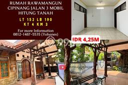 For Sale! Premium House LT 152m2 Desain Modern di Cipinang For Sale! Premium House LT 152m2 Desain Modern di Cipinang
