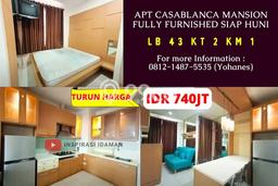 Untuk Dijual Apartemen Strategis di Tebet Jakarta Selatan 2 Kamar Tidur Untuk Dijual Apartemen Strategis di Tebet Jakarta Selatan 2 Kamar Tidur