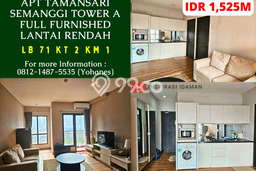 Apartemen di Setiabudi, 1 KM, Luas 71m², Premium Apartemen di Setiabudi, 1 KM, Luas 71m², Premium