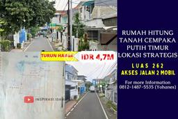 Rumah Eksklusif Siap Huni LT 262m2 di Cempaka Putih, Jakarta Pusat Rumah Eksklusif Siap Huni LT 262m2 di Cempaka Putih, Jakarta Pusat