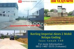 Kavling Tanah Dijual di Kelapa Gading, Jakarta Utara, Luas 168m2 Area Strategis Kavling Tanah Dijual di Kelapa Gading, Jakarta Utara, Luas 168m2 Area Strategis