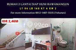 Rumah Modern 4 KT di Rawamangun Jakarta Timur Unfurnished Rumah Modern 4 KT di Rawamangun Jakarta Timur Unfurnished