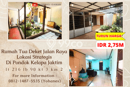 Jual Rumah Mewah Megah Dengan View Eksklusif di Pondok Kelapa, Jakarta Timur Jual Rumah Mewah Megah Dengan View Eksklusif di Pondok Kelapa, Jakarta Timur