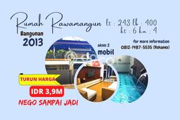 Jual Rumah Luas Megah Dengan View Cantik di Rawamangun, Jakarta Timur Jual Rumah Luas Megah Dengan View Cantik di Rawamangun, Jakarta Timur