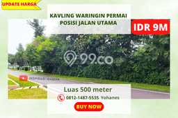 HARGA TERBAIK! Tanah di Jatiwaringin, Luas 500m², Lokasi Strategis HARGA TERBAIK! Tanah di Jatiwaringin, Luas 500m², Lokasi Strategis