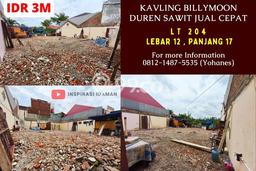 Tanah Dijual Lokasi Duren Sawit, Jakarta Timur Luas 204m2 Legalitas Aman Tanah Dijual Lokasi Duren Sawit, Jakarta Timur Luas 204m2 Legalitas Aman