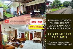 Rumah Mewah LB 150m2 Siap Pakai Desain Elegan di Pondok Kelapa, Jakarta Timur Rumah Mewah LB 150m2 Siap Pakai Desain Elegan di Pondok Kelapa, Jakarta Timur