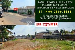 Tanah Komersial Dijual di Bekasi Barat Bekasi 5568m2 Tanah Komersial Dijual di Bekasi Barat Bekasi 5568m2