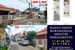 Rumah Modern 4 KT LT 87m2 di Rawamangun Rumah Modern 4 KT LT 87m2 di Rawamangun