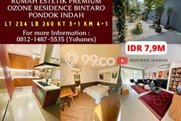Ready to Use! Premium House LT 234m2 Desain Elegan di Bintaro Ready to Use! Premium House LT 234m2 Desain Elegan di Bintaro