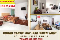 Siap Huni Rumah Mewah 3 Kamar di Duren Sawit Dekat ke Mana Pun Siap Huni Rumah Mewah 3 Kamar di Duren Sawit Dekat ke Mana Pun