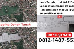 Tanah Komersial Dijual di Cakung Jakarta Timur 47218m2 Tanah Komersial Dijual di Cakung Jakarta Timur 47218m2
