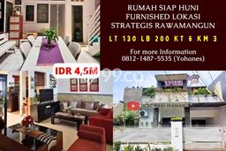 For Sale! Luxury House LT 130m2 Desain Elegan di Rawamangun For Sale! Luxury House LT 130m2 Desain Elegan di Rawamangun