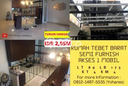Siap Huni Hunian Elit 4 Kamar di Tebet Dekat ke Mana Saja Siap Huni Hunian Elit 4 Kamar di Tebet Dekat ke Mana Saja