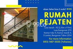 Rumah Minimalis 5 KT di Pejaten Jakarta Selatan Unfurnished Rumah Minimalis 5 KT di Pejaten Jakarta Selatan Unfurnished