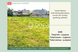 Tanah Dijual Area Strategis di Bintara Bekasi 5105m2 Tanah Dijual Area Strategis di Bintara Bekasi 5105m2