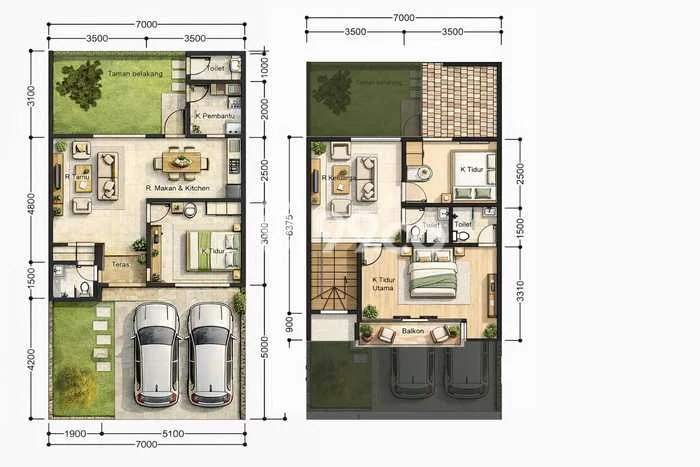 Hunian Elit LB 70m2 Siap Pakai Desain Elegan di Ubung, Denpasar Hunian Elit LB 70m2 Siap Pakai Desain Elegan di Ubung, Denpasar