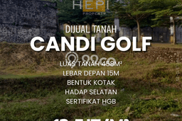 Kavling Tanah untuk Dijual di Candi Golf, Semarang, Luas 458m2 Kavling Tanah untuk Dijual di Candi Golf, Semarang, Luas 458m2