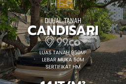 Lahan Dijual Lokasi Candisari, Semarang dengan Luas Tanah 950m2 dan Status SHM Lahan Dijual Lokasi Candisari, Semarang dengan Luas Tanah 950m2 dan Status SHM