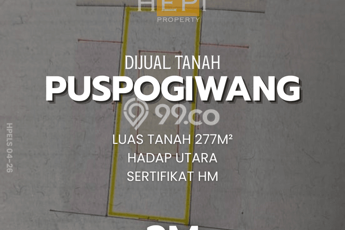 Tanah Kavling Dijual di Semarang dengan Spesifikasi 277m2 Tanah Kavling Dijual di Semarang dengan Spesifikasi 277m2