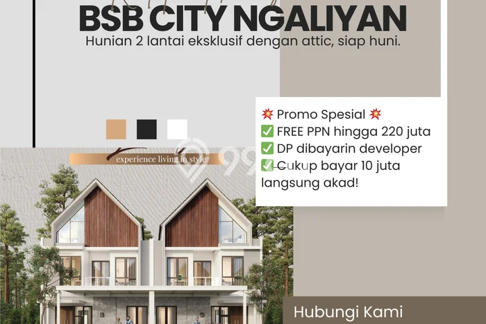 Jual Rumah Mewah Elegan Dengan View Eksklusif di BSB City, Semarang Jual Rumah Mewah Elegan Dengan View Eksklusif di BSB City, Semarang