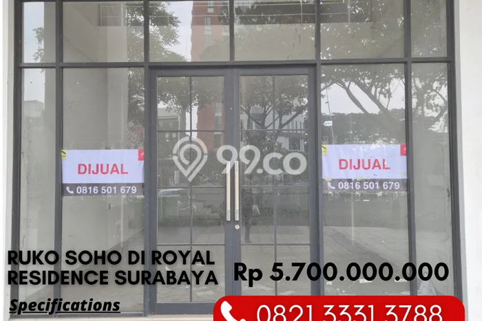 Unit Ruko Dijual di Wiyung Surabaya 450m2 Unit Ruko Dijual di Wiyung Surabaya 450m2