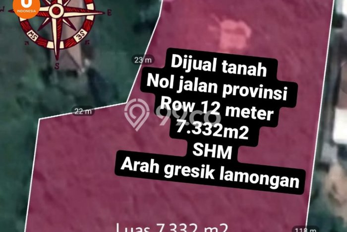 Kavling Tanah Dijual di Balongpanggang Gresik Spesifikasi 7332m2 Kavling Tanah Dijual di Balongpanggang Gresik Spesifikasi 7332m2