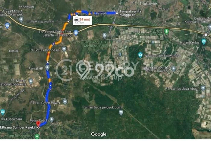 Lahan Kosong Dijual di Karawang dengan Area 500000m2 Lahan Kosong Dijual di Karawang dengan Area 500000m2