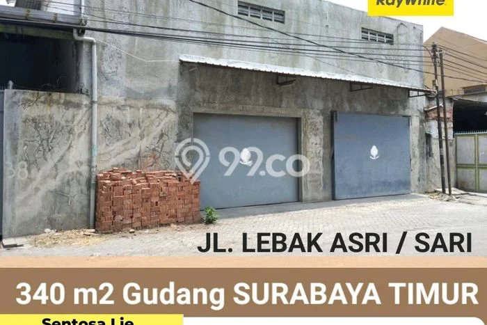 Gudang Kawasan Strategis Kawasan Kenjeran, Luas 340m2m², Mainroad Gudang Kawasan Strategis Kawasan Kenjeran, Luas 340m2m², Mainroad