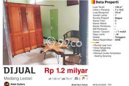 Rumah Minimalis 3 Kamar LT 136m2 di Permata Medang Rumah Minimalis 3 Kamar LT 136m2 di Permata Medang