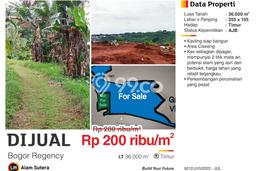 Tanah Kavling untuk Dijual di Ciseeng Bogor 36000m2 Tanah Kavling untuk Dijual di Ciseeng Bogor 36000m2