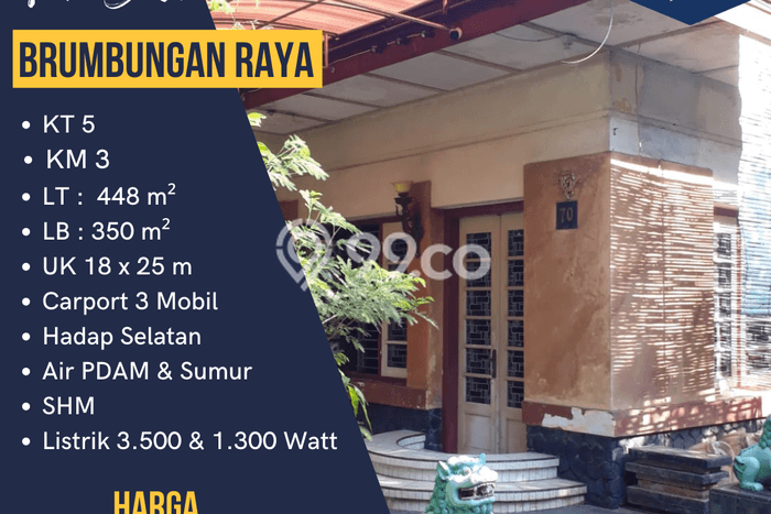 Jual Segera Rumah 5 KT 3 KM di Kawasan Bisnis Brumbungan, Semarang Jual Segera Rumah 5 KT 3 KM di Kawasan Bisnis Brumbungan, Semarang