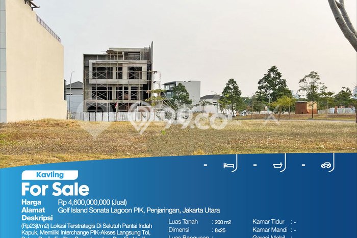 Tanah Komersial Dijual di Penjaringan Jakarta Utara 200m2 Tanah Komersial Dijual di Penjaringan Jakarta Utara 200m2