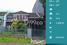 Rumah Minimalis 2 Kamar LT 137m2 di Villa Puncak Tidar Rumah Minimalis 2 Kamar LT 137m2 di Villa Puncak Tidar