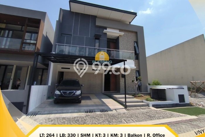 Ready to Use! Luxury House LT 264m2 Desain Elegan di Candi Golf Ready to Use! Luxury House LT 264m2 Desain Elegan di Candi Golf