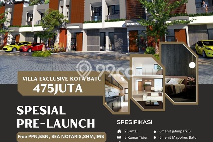 Villa Exclusive Di Kota Batu 2 Lantai Termurah SHM Dekat Wisata Batu Villa Exclusive Di Kota Batu 2 Lantai Termurah SHM Dekat Wisata Batu