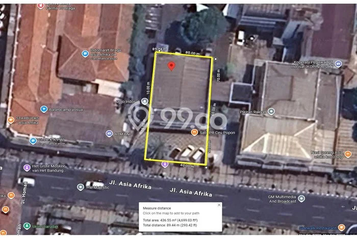 Unit Komersial Disewakan di Asia Afrika di Area Ramai & Strategis Unit Komersial Disewakan di Asia Afrika di Area Ramai & Strategis